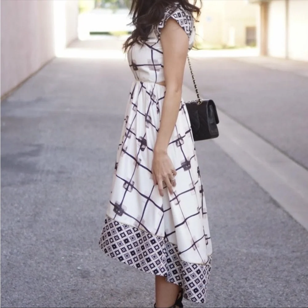 Anthropologie Troubadour Cadria High-Low MIDI Dress 00P - Picture 3 of 8
